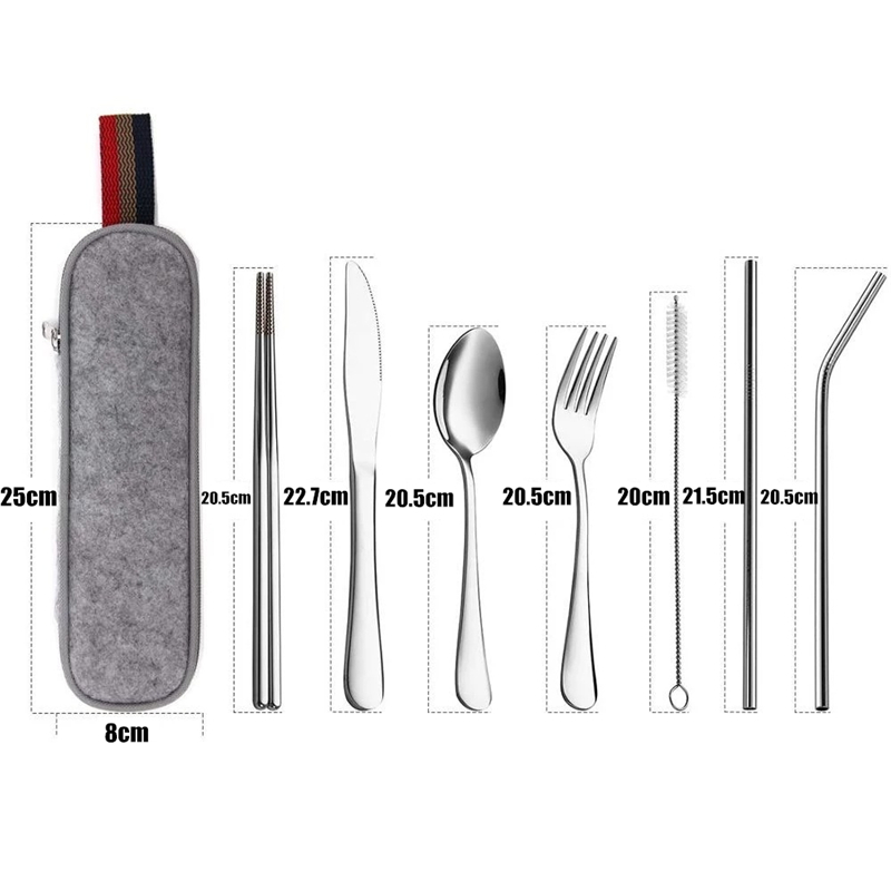 8 шт./набор, многоразовые доро – обзор и цена Outdoor Camping Dining Set
