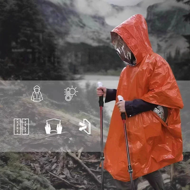 Водонепроницаемый и тёплый дож – обзор и цена Camping Rain Poncho